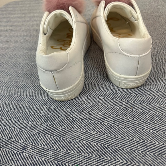 SAM EDELMAN - Leya Pom Pom Sneakers - Picture 7 of 9